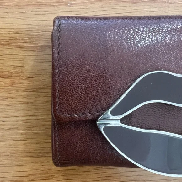Yves Saint Laurent Dali Lip Leather key case by Tom Ford